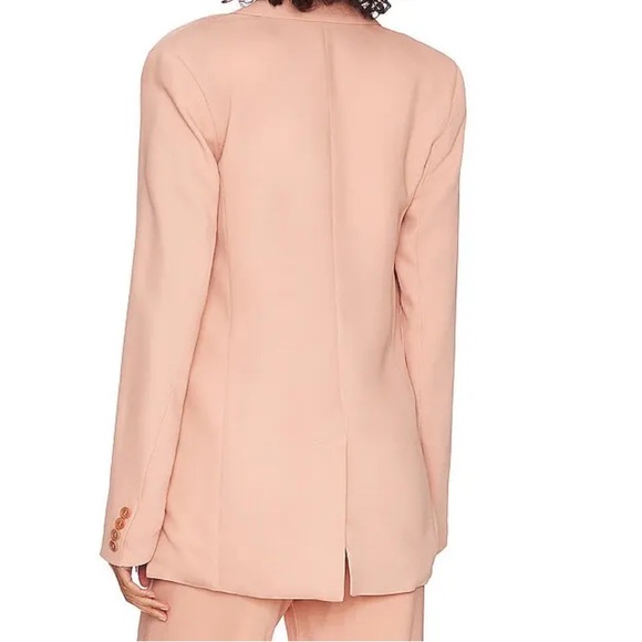 LITA by Ciara 2 Button Blazer in Lotus Blush Pink Nude Pink Size Medium NWT - Picture 2 of 16